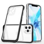 Clear 3In1 Etui Do Iphone 11 Pro Max Żelowy Pokrowiec Z Ramką Czarny