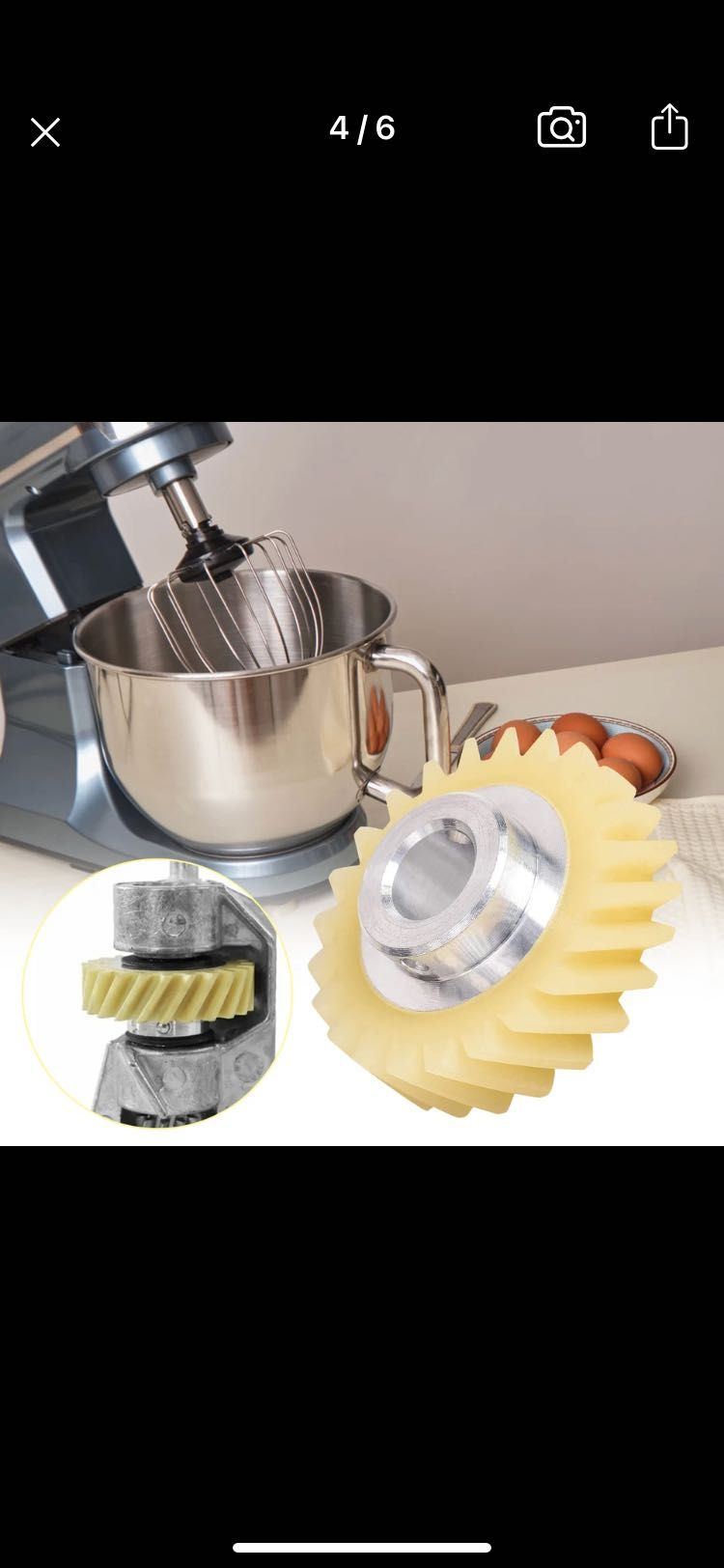 Przekładnia  ślimakowa miksera do mikserów KitchenAid