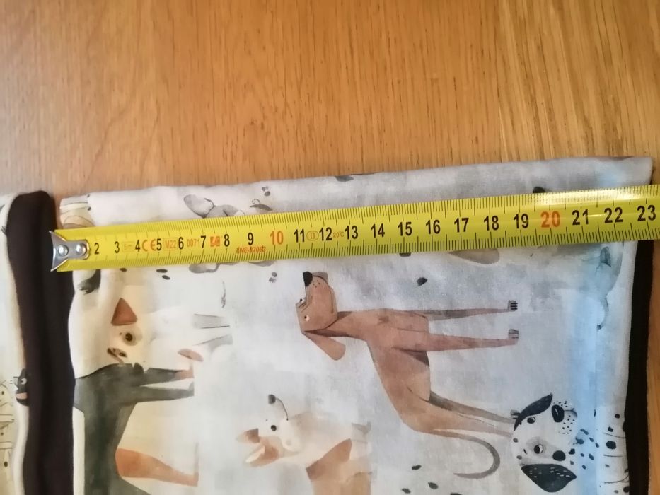 Czapka i komin 3-7 lat, dwie warstwy 100 % merino i bawełna z elastene