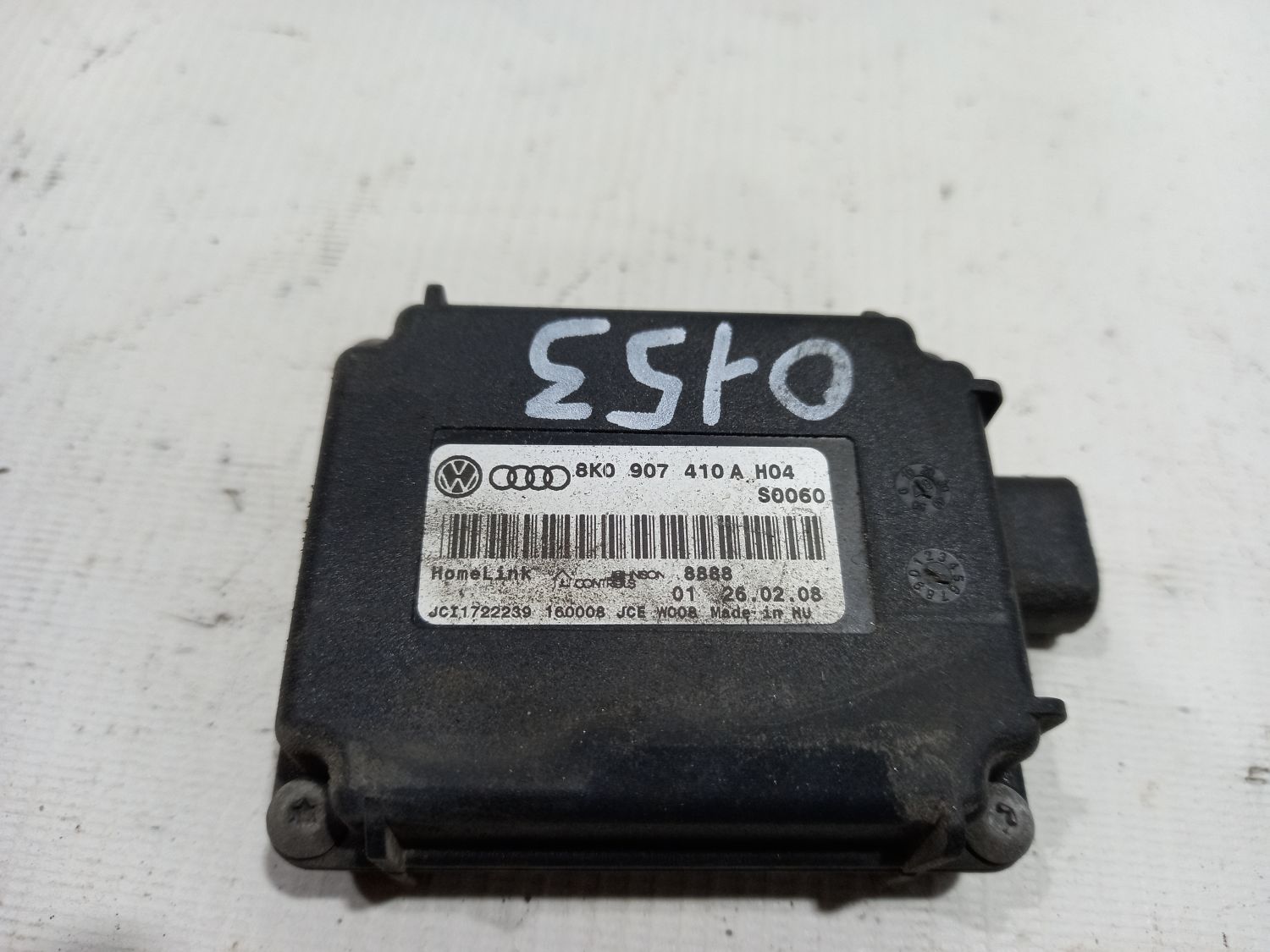 Блок управления гаражными воротами 8K0907410A для Audi A5 8T 2008-2016