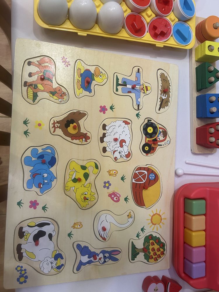 Деревянные игрушки , монтессори