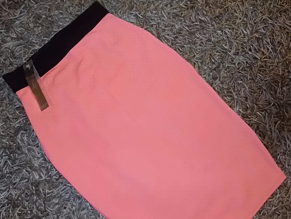 LIPSY extra NOWA ołówkowa SPÓDNICZKA neonowa uk 8 eur. 36 _ S