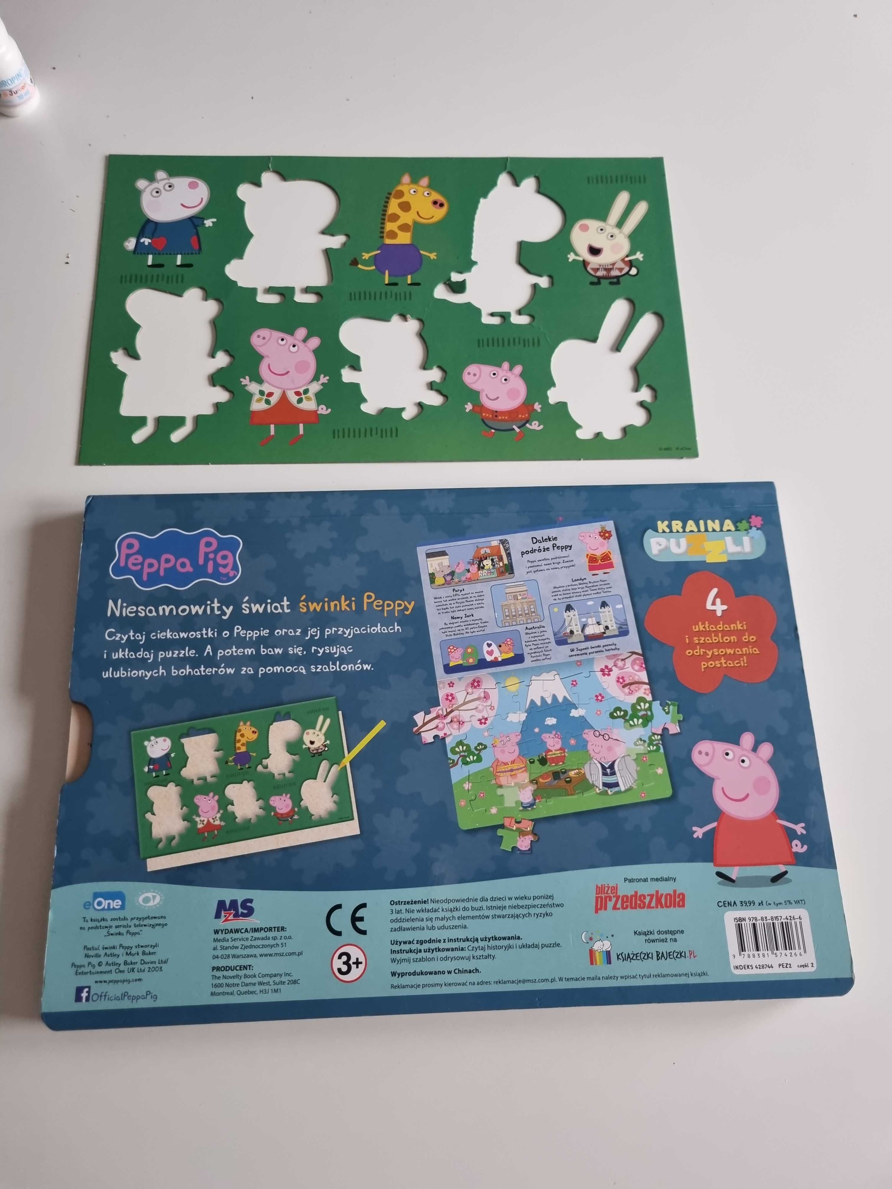 Książeczka puzzle Świnka Peppa