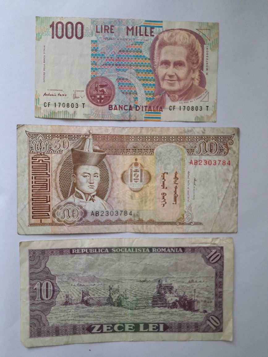 Stare banknoty ze świata.
