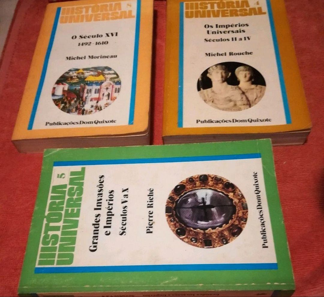 História Universal (3 livros)