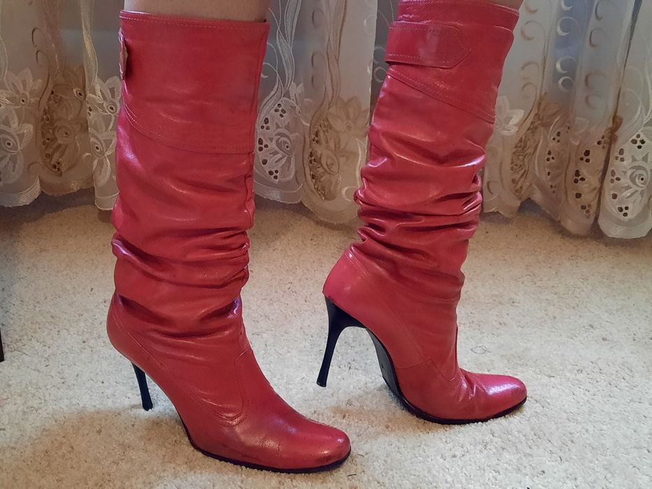 Сапожки, 38, кожа натур, осень.