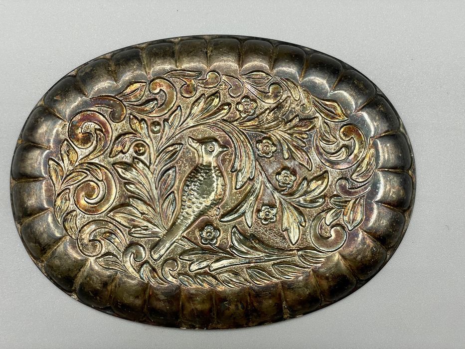 Aneleira pratinho banho prata