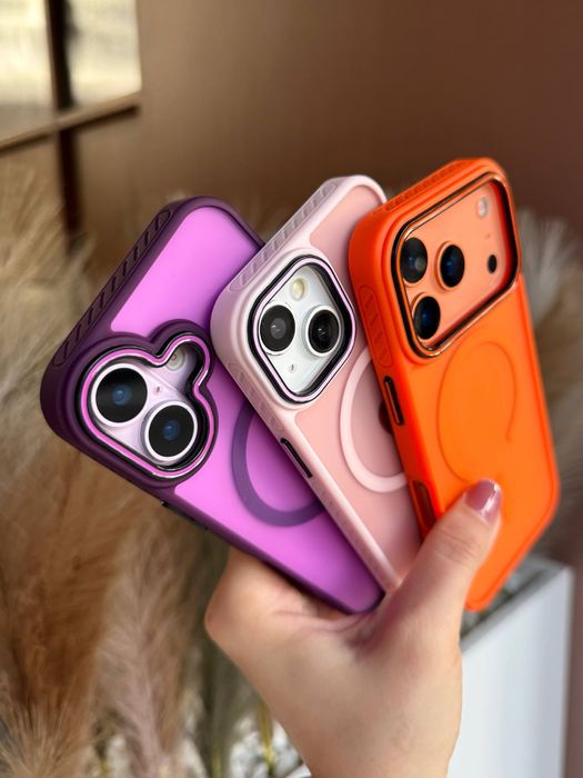 Чохол протиударний iPhone 17 Pro Max айфон про макс оранжевий