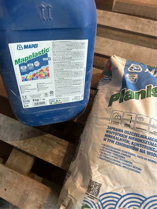 Двокомпонентна гідроізоляція Мареі Mapelastic 32кг