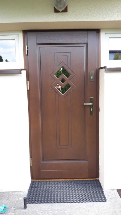 Drzwi zewnętrzne drewniane 78mm od ręki Grójec Czyste powietrze