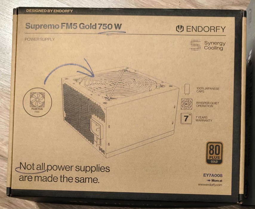 NOWY Zasilacz ENDORFY Supremo FM5 750W 80 Plus Gold