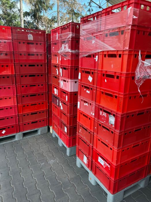 Pojemniki e2, wędliniarskie, na mięso, skrzynki plastikowe