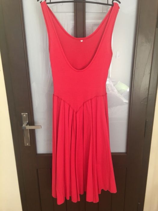 Sukienka czerwona bawełna L
