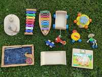 Drewniane zabawki edukacyjne dla dzieci