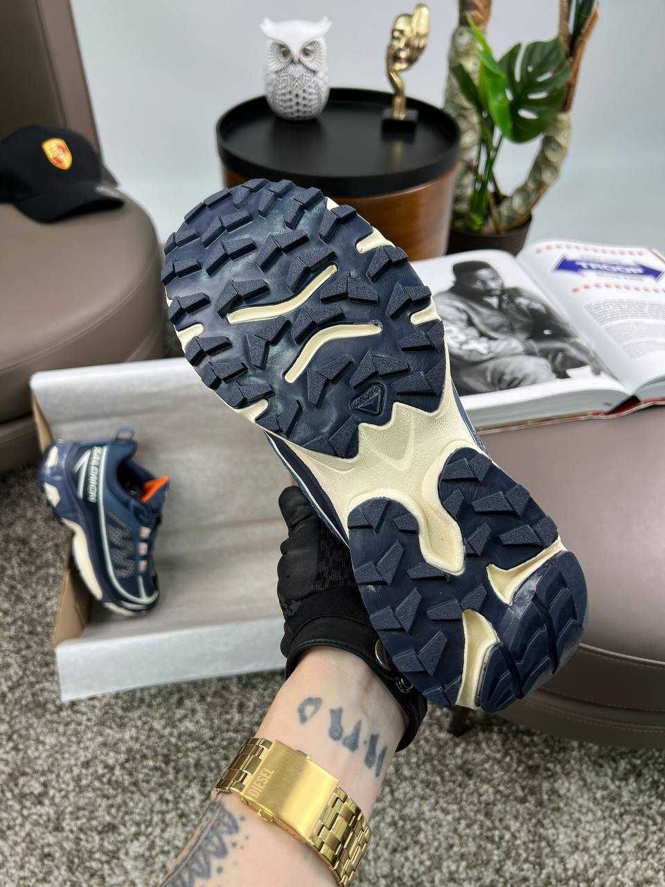 Чоловічі кросівки саломон Salomon XT-6 FT Navy White [41-46]