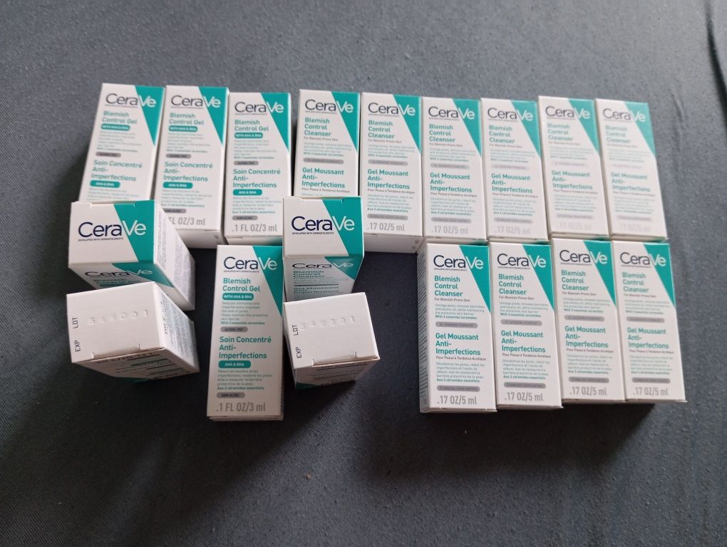 Zestaw CeraVe, CeraVe blemish control, CeraVe żel do mycia, trądzik