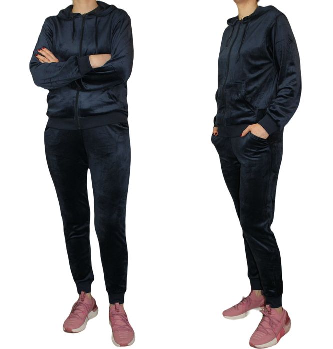 Komple dresowy welurowy damski M - 3XL