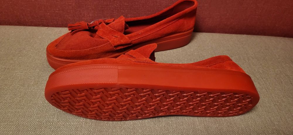 Шкіряні мокасини 41р