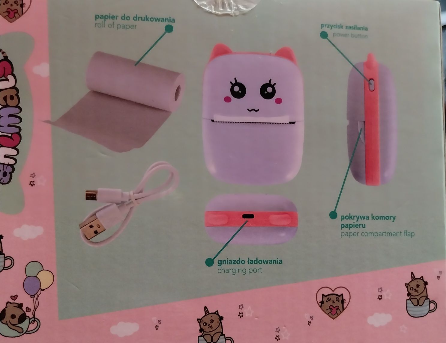 Mini drukarka termiczna