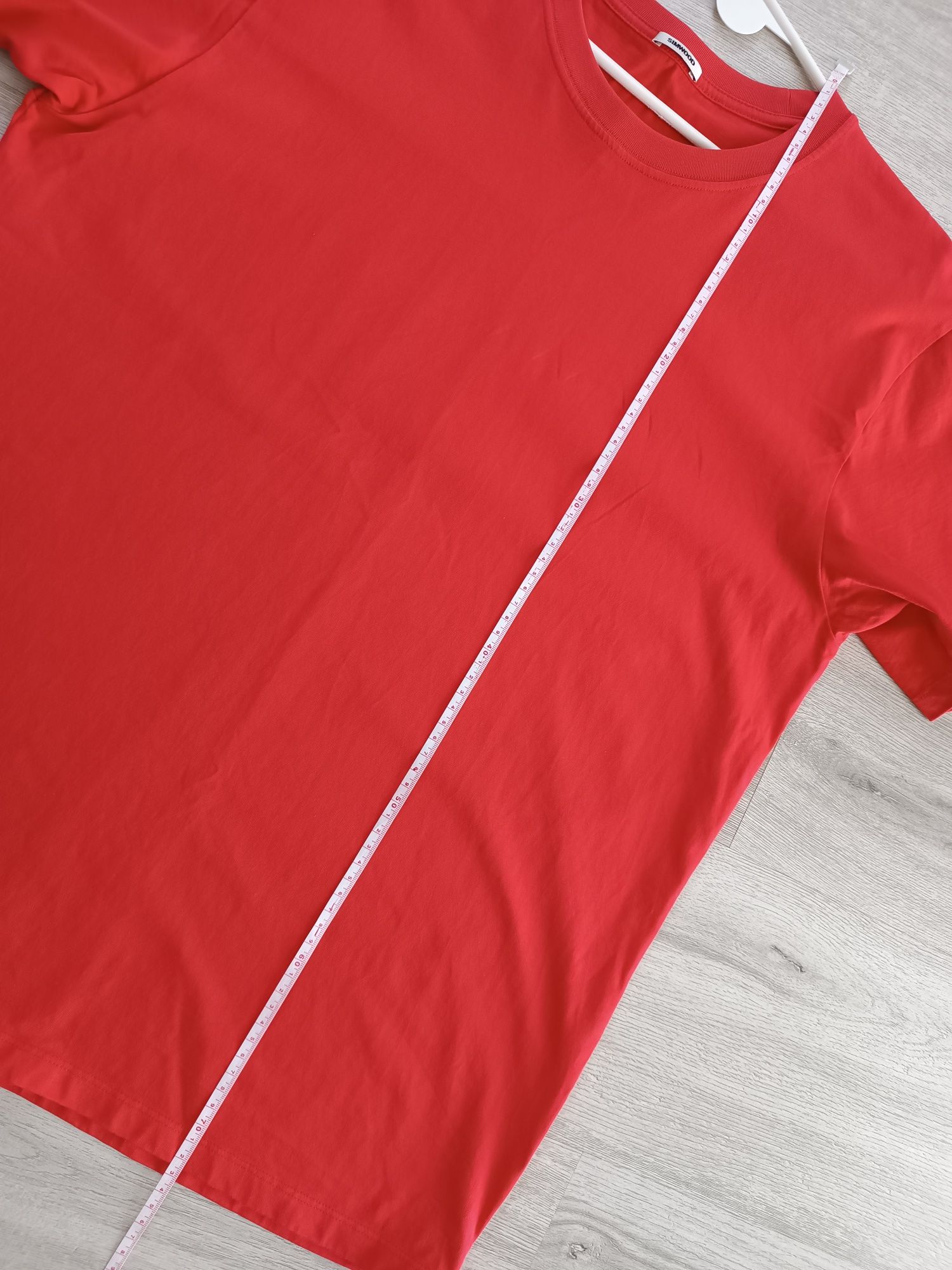 T-shirt męski czerwony XL