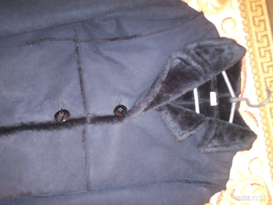 Пальто - дублёнка женская