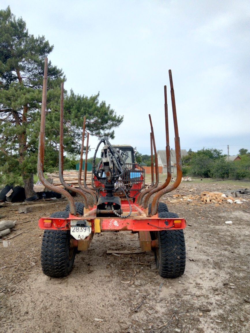 Прицеп лісовоз тракторний WEIMER WE-12D, МТЗ 82