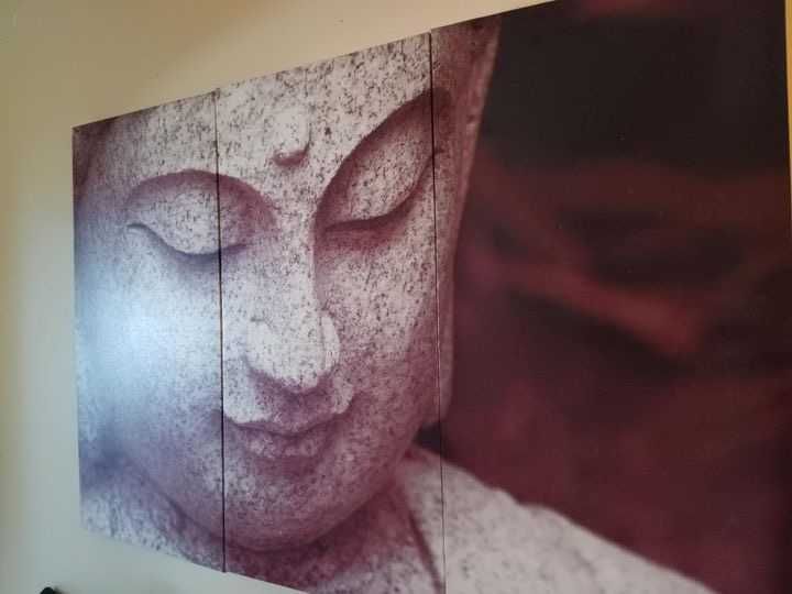 Quadro em tela Buda - tríptico