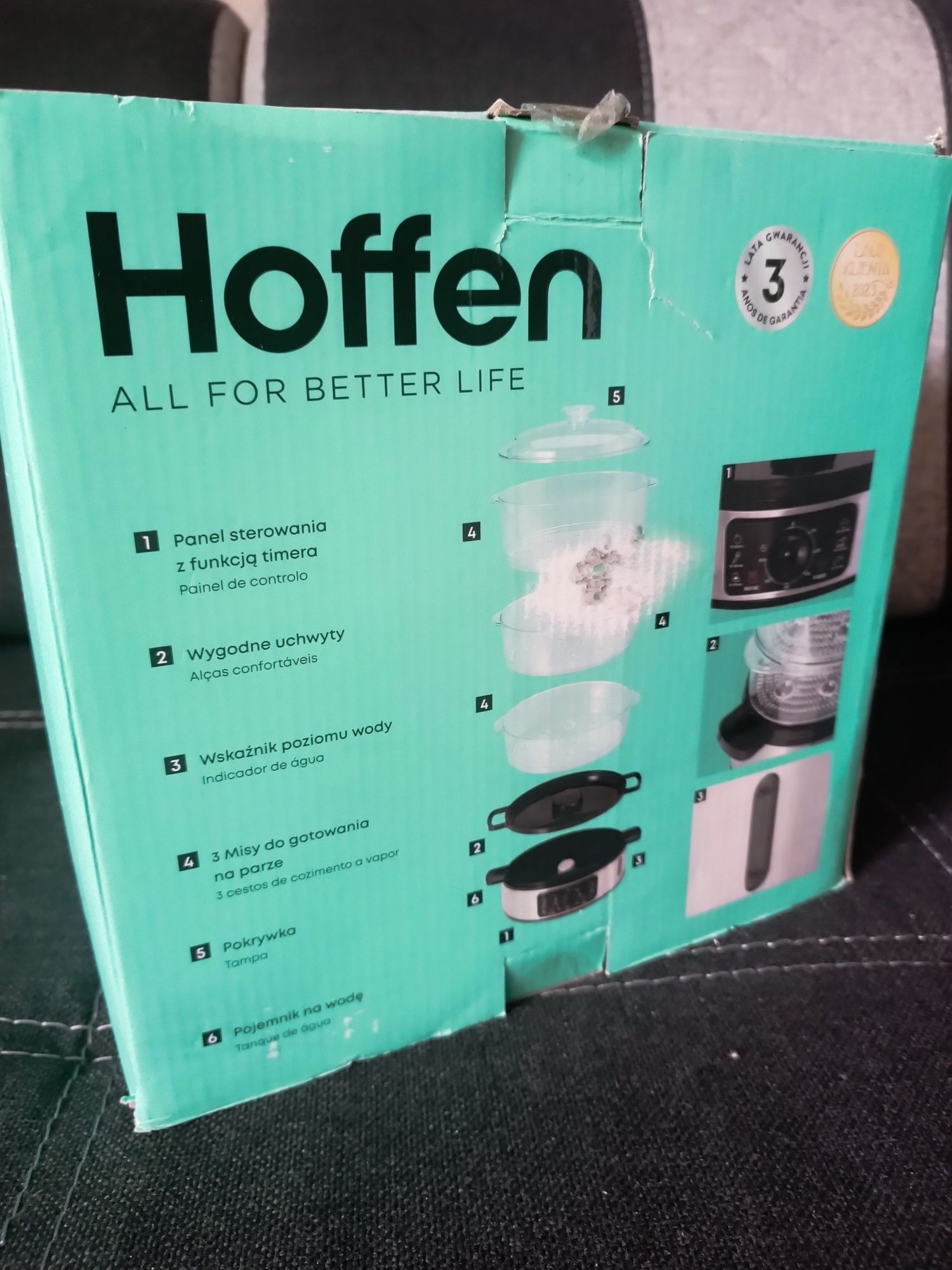 Parowar Hoffen TS-9688-2 8,5 l