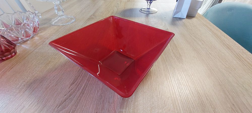 Półmisek kolorowe szkło