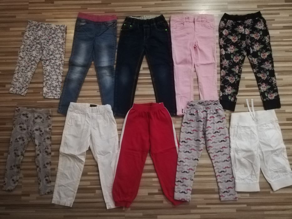 Spodnie dziewczęce r.110/116