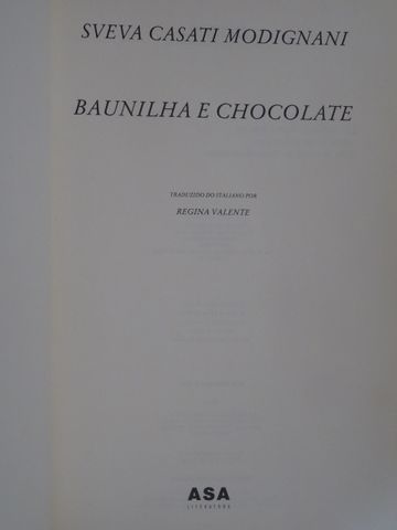 Baunilha e Chocolate de Sveva Casati Modignani