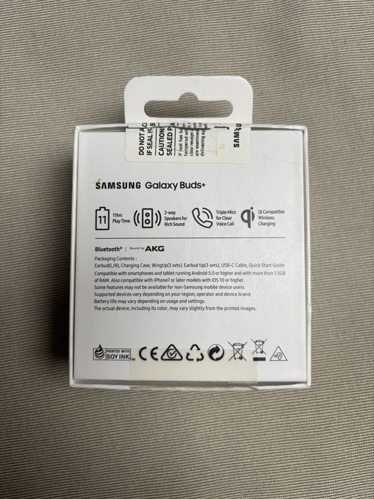 Samsung Galaxy słuchawki bezprzewodowe Buds+ SM-R175 Biały