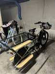 Bicicleta eletrica e500 b-twin com bagageira