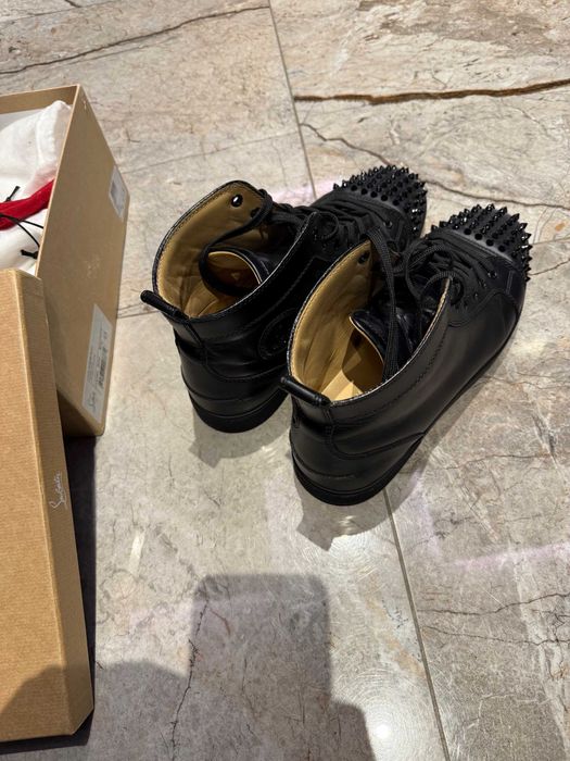 Obuwie Męskie Christian Louboutin Lou Spikes Flat Sneakers Oryginał 45