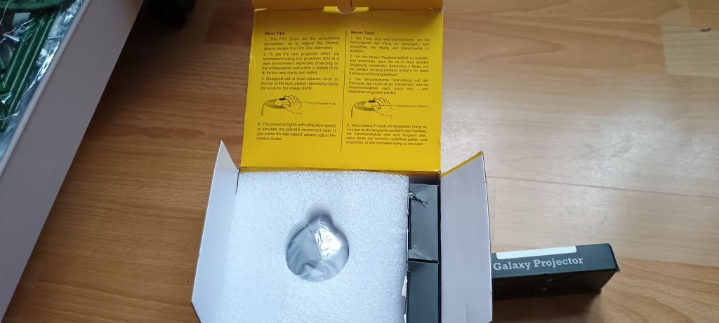 Projektor nieba 360° mini planetarium lampka nocna 18 dysków
