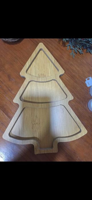 Prato para delícias do Natal