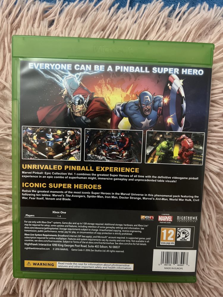 Marvel pinball epic collection vol.1 Xbox One S X series S X