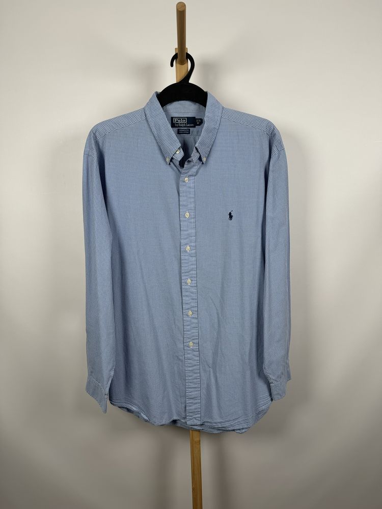 Polo Ralph Lauren bawełniana koszula w kratkę XXL