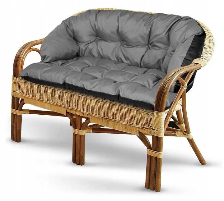 Zestaw 3 WODOODPORNYCH poduszek na MEBLE RATTANOWE/krzesło/kanapę