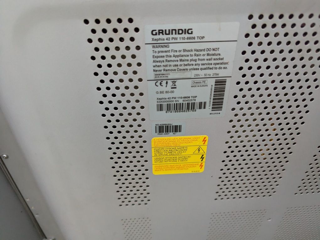 Telewizor Grundig xephia 42 całe PlazmowY