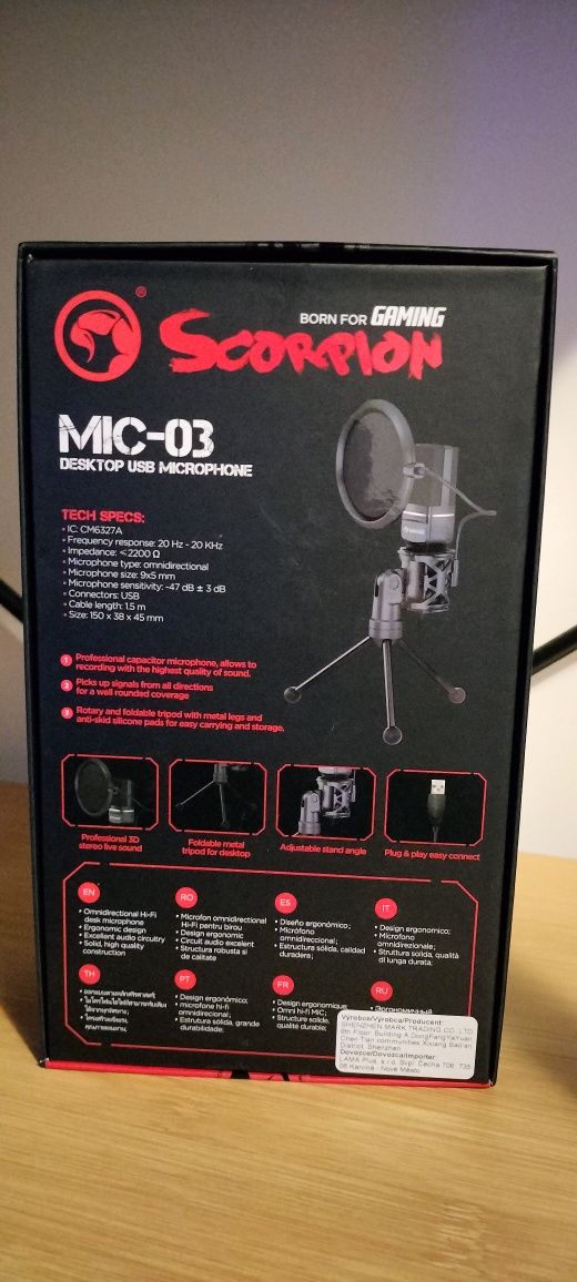Mikrofon Marvo Mic 03