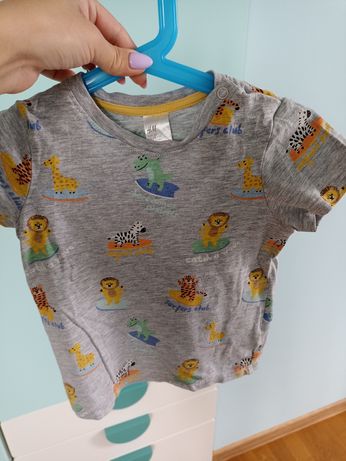 Koszulka niemowlęca chłopięca H&M rozmiar 80