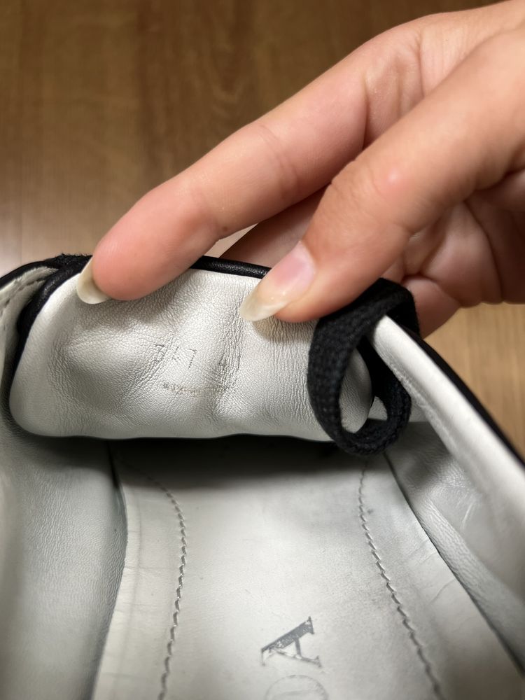 Buty niskie trampki sneakersy prada skórzane