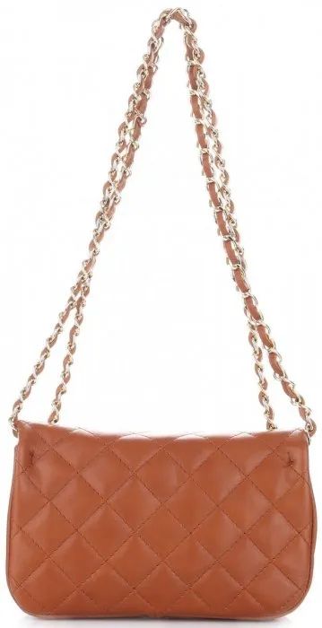 torebka damska skórzana listonoszka pikowana genuine leather