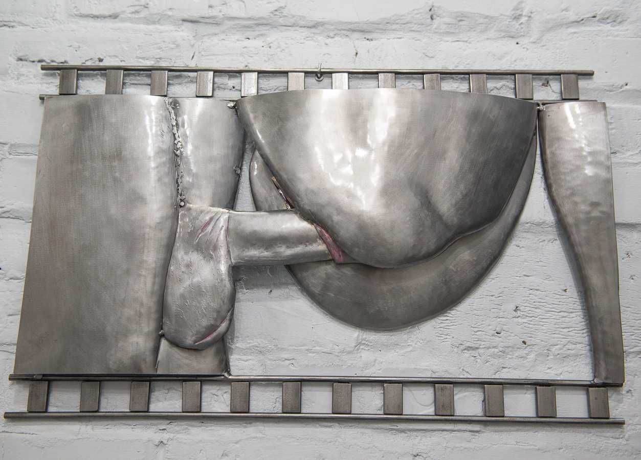 Панно, картина, Секс, попка, член, metal art, стимпанк, вагина, sex