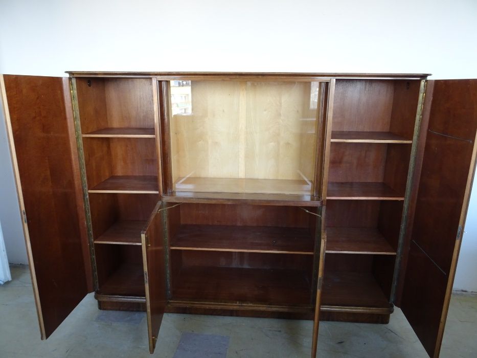 Kredens / szafa + komoda (antyk, retro, vintage, PRL) lite drewno