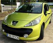 Peugeot 207 benzyna 2009 sprawny klima bogate wyposażenie piękny