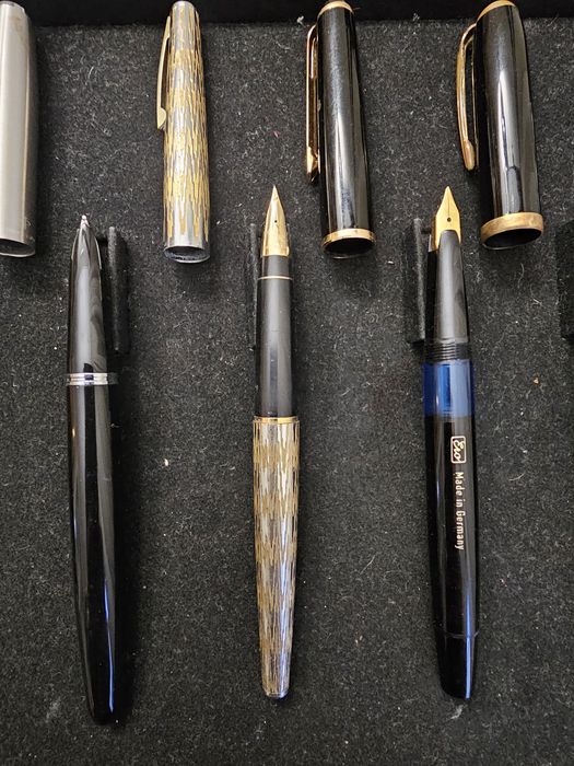 Waterman, Sheaffer, Pelikan