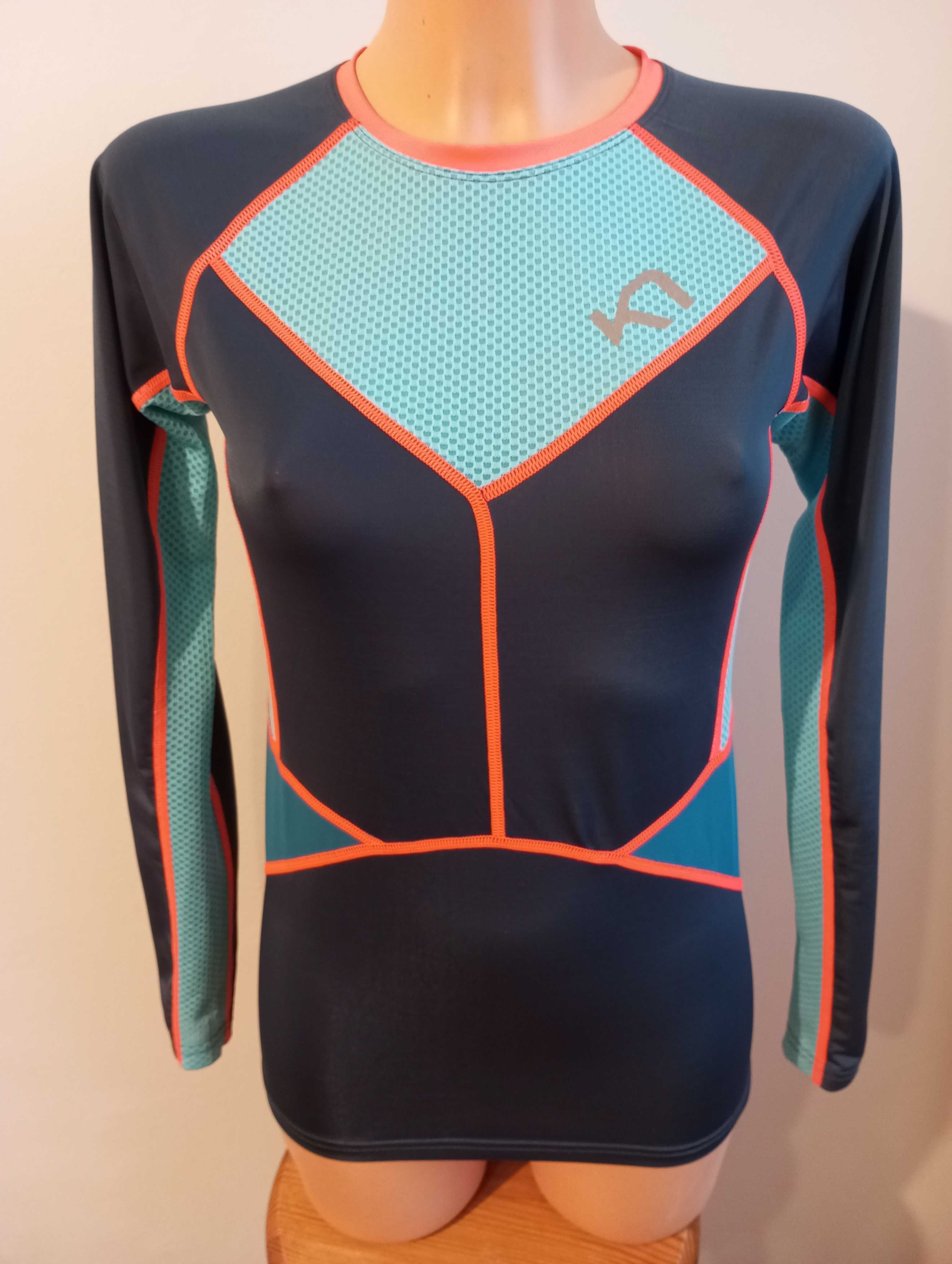 Longsleeve sportowy Kari Traa treningowy do biegania rozm.XS/34/6