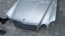 Mercedes w210 maska 95-99 maska pokrywa silnika 744 okularnik